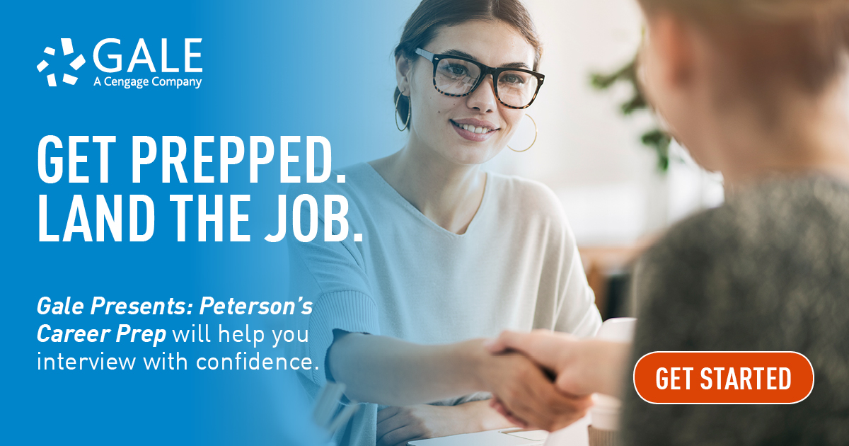 Get prepped. Land the job. Gale presents: Peterson's Career prep will help you interview with confidence.